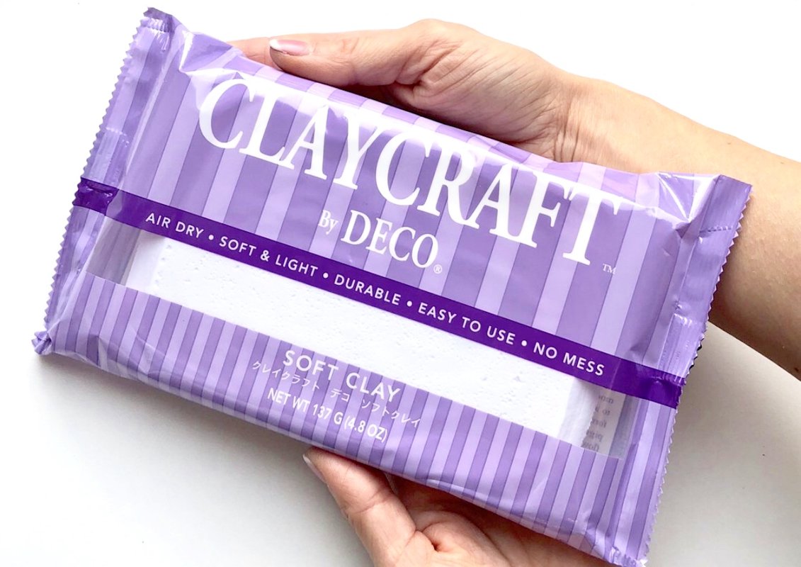 Глина CLAYCRAFT™ by DECO® Soft Clay  (цвет - белый)