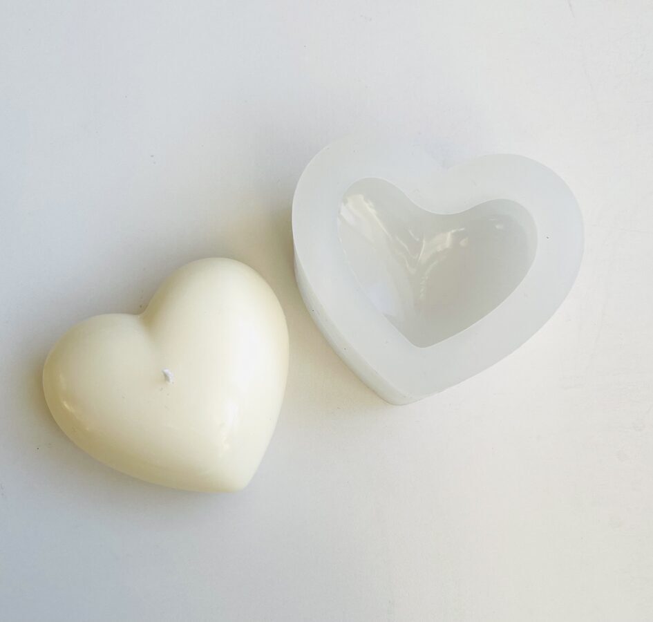3D Heart Silicone Mold