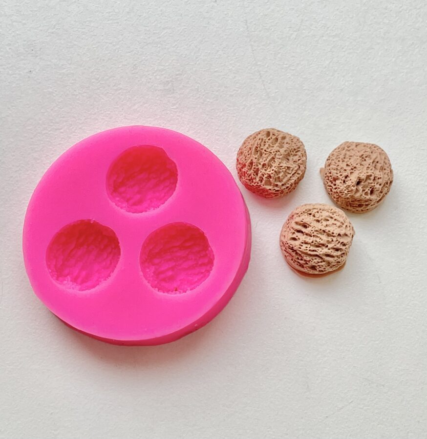 3D Cookie Silicone Mold (3 cavities)