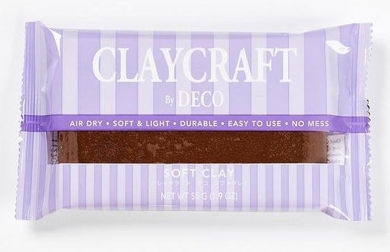 Глина CLAYCRAFT by DECO© (цвет - коричневый)