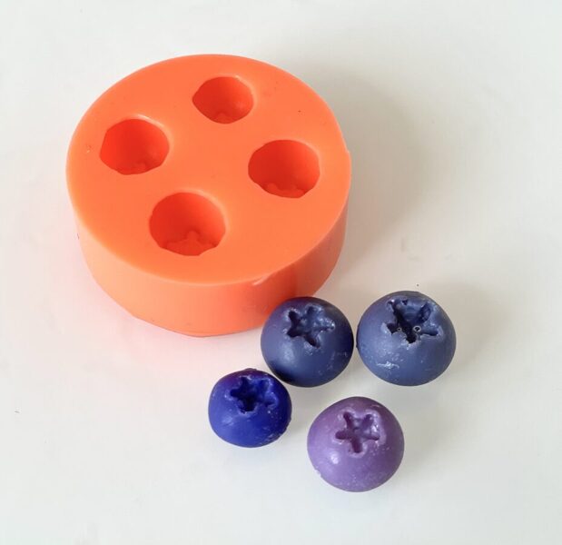 3D Blueberry Silicone Mold (4 cavities)