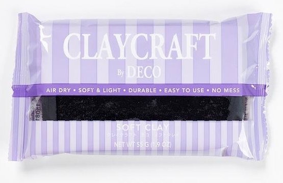 Black - CLAYCRAFT™ by DECO® Soft Clay