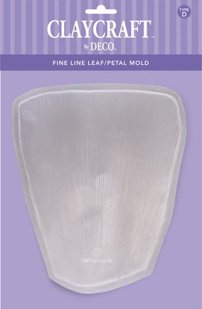 Type D. Fine Line Leaf/Petal Mold - CLAYCRAFT™ by DECO®